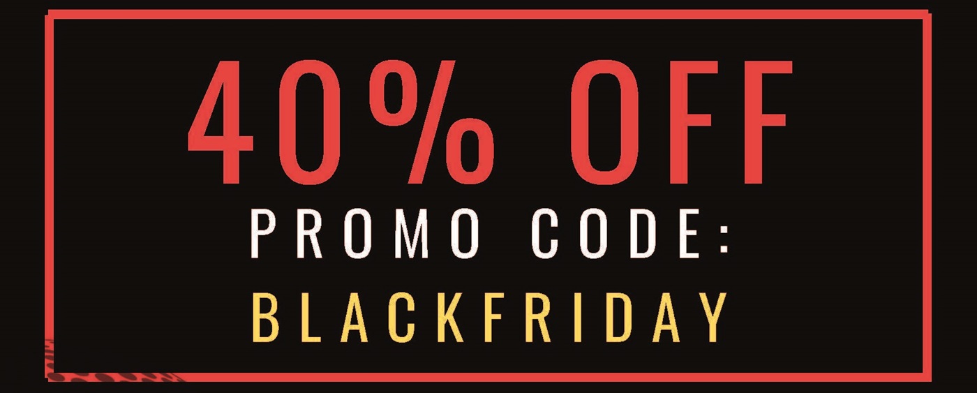 Black Friday 40% off