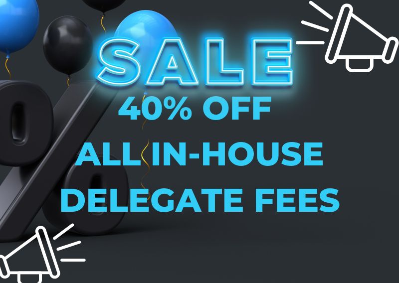 40% OFF IN HOUSE FEES
